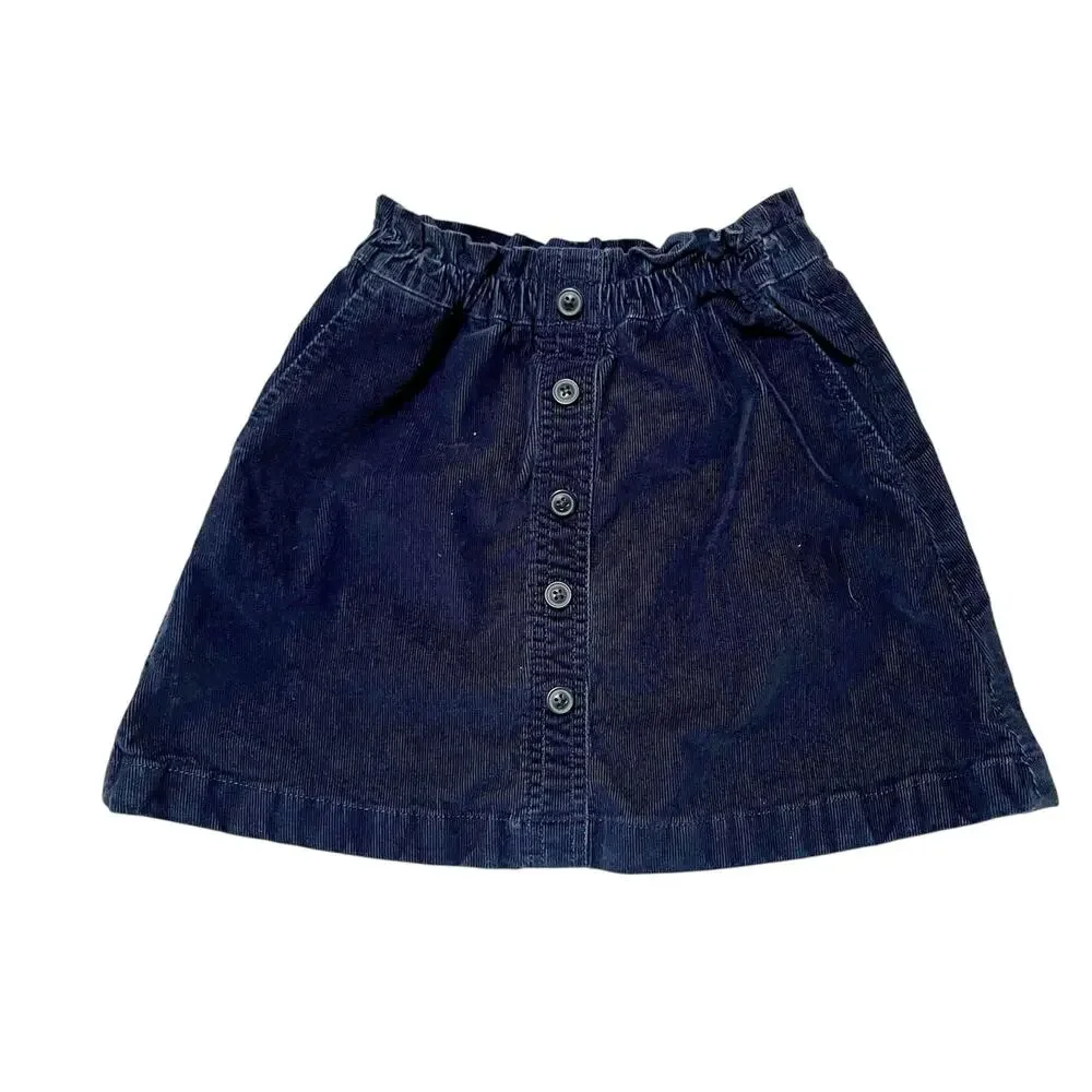 Crewcuts Corduroy Paper Bag Skirt Size 6/7